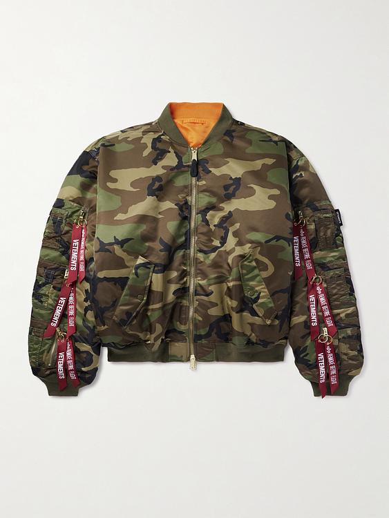 Dark green casual jacket from Vetements