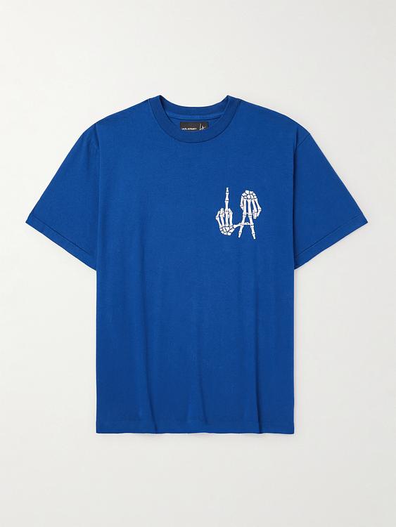 Print dark blue t-shirt from Local Authority La