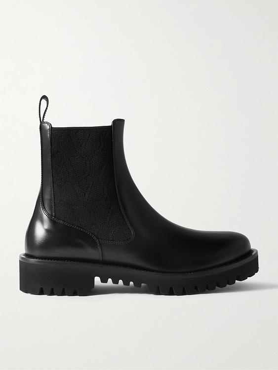 Black chelsea boots from Valentino Garavani