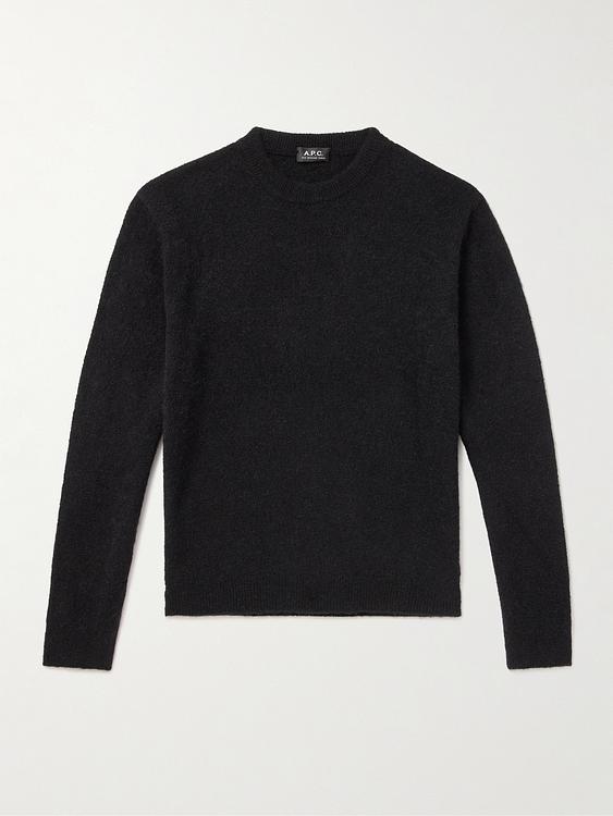 Black sweatshirt from A.P.C