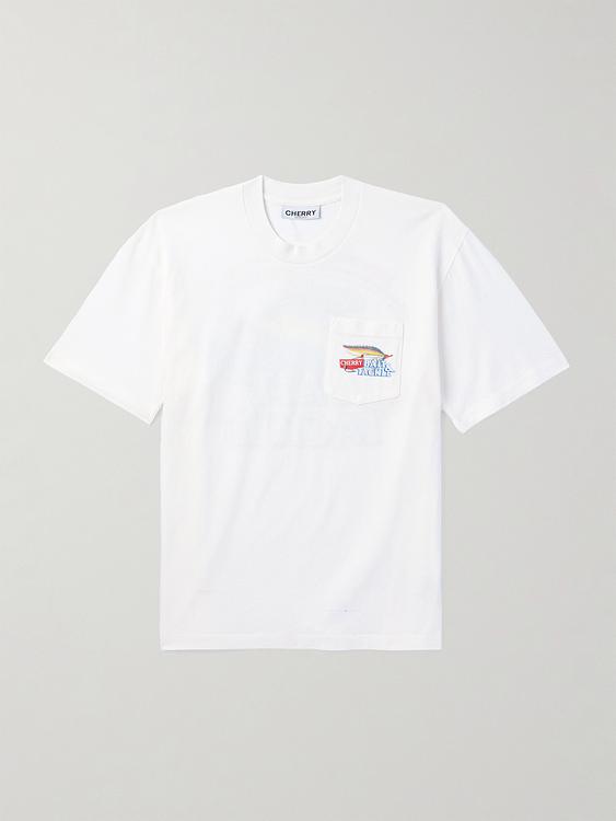 Print white t-shirt from Cherry Los Angeles