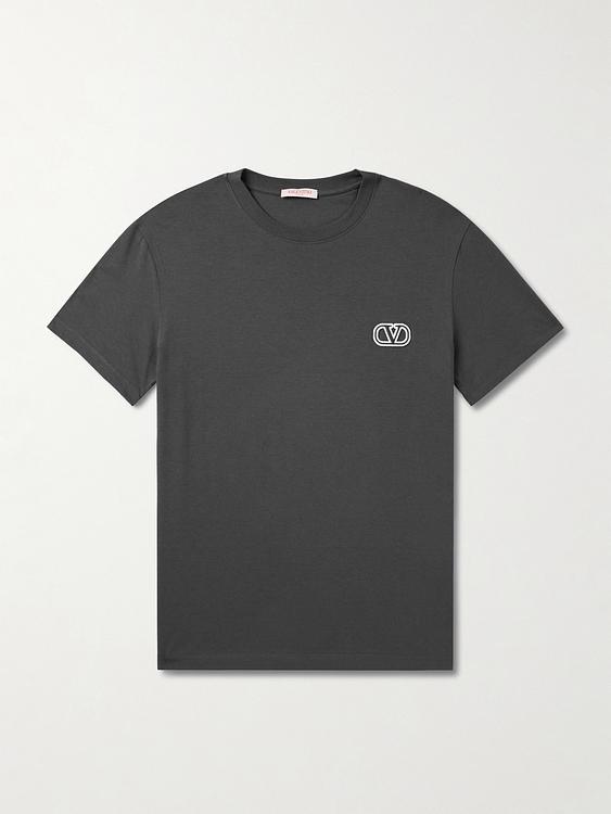 Dark grey t-shirt from Valentino Garavani