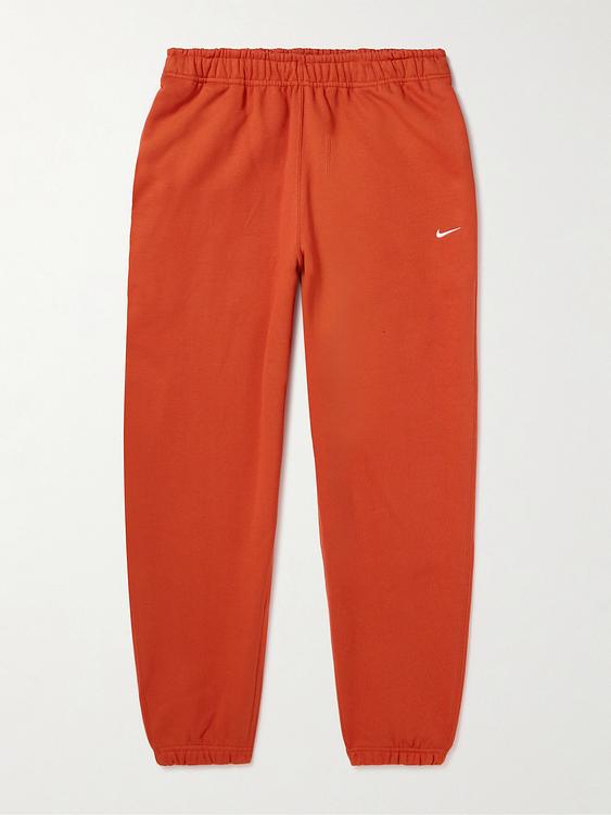 Red sweatpants from Nike