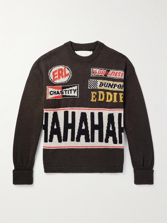 Print black sweatshirt from RRL