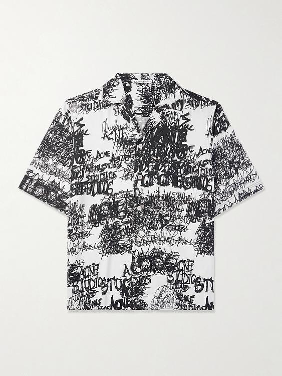 White short sleeve shirt from Acne Studios
