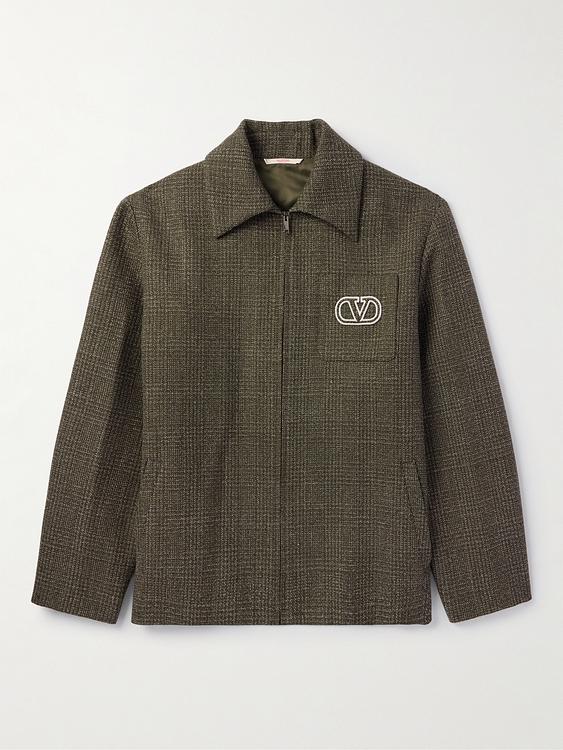 Dark green casual jacket from Valentino Garavani