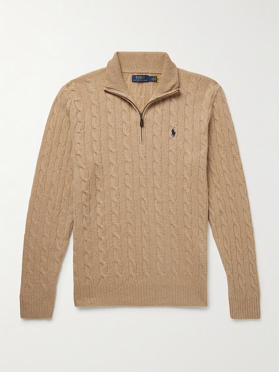 Taupe half-zip from Polo Ralph Lauren