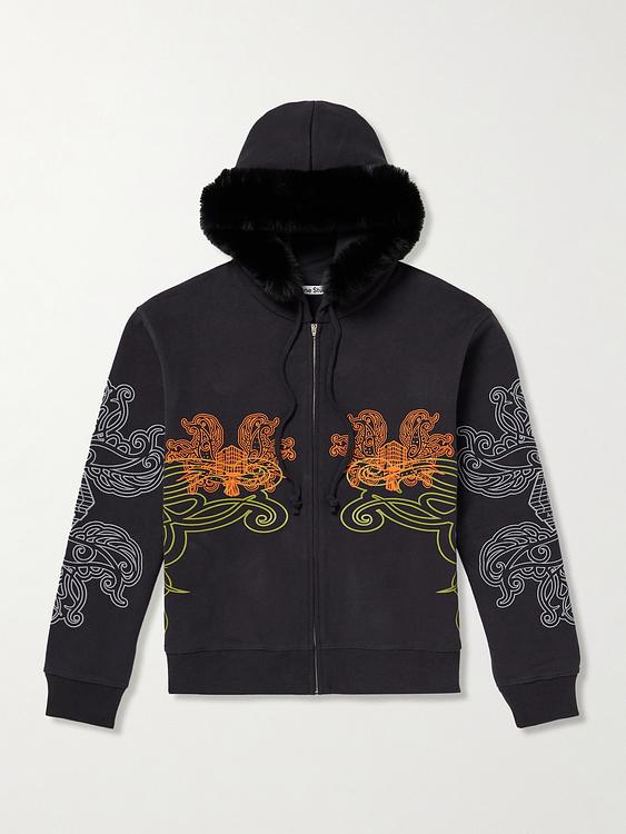 Print black casual jacket from Acne Studios