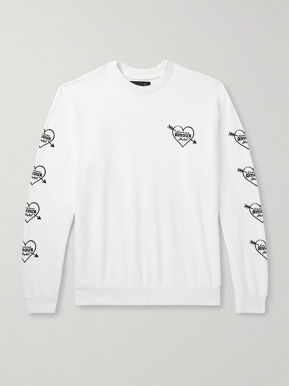 Print white sweatshirt from Local Authority La