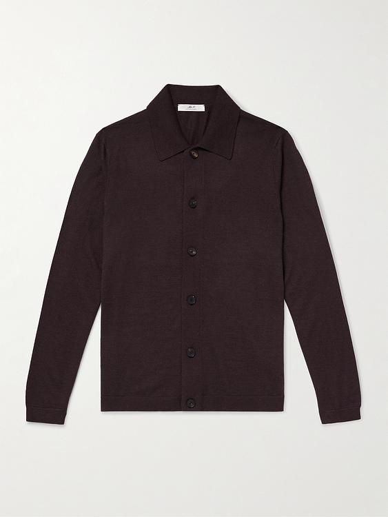 Dark brown casual shirt from Mr P.