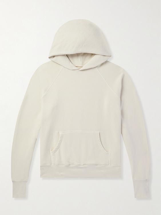 White hooded sweatshirt from Les Tien