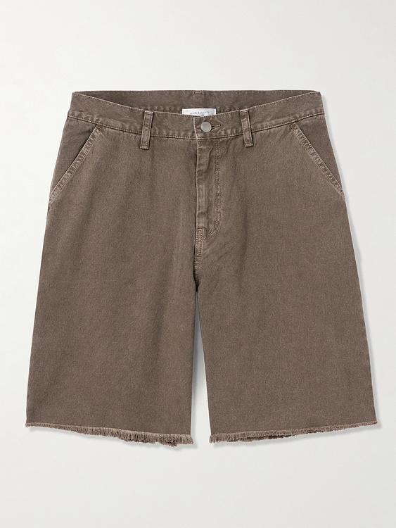 Taupe chino shorts from John Elliott
