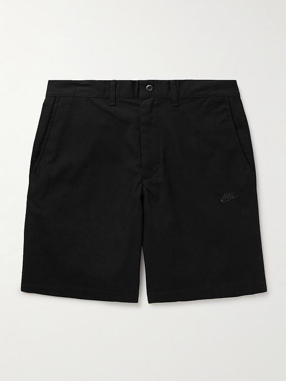 Black chino shorts from Nike