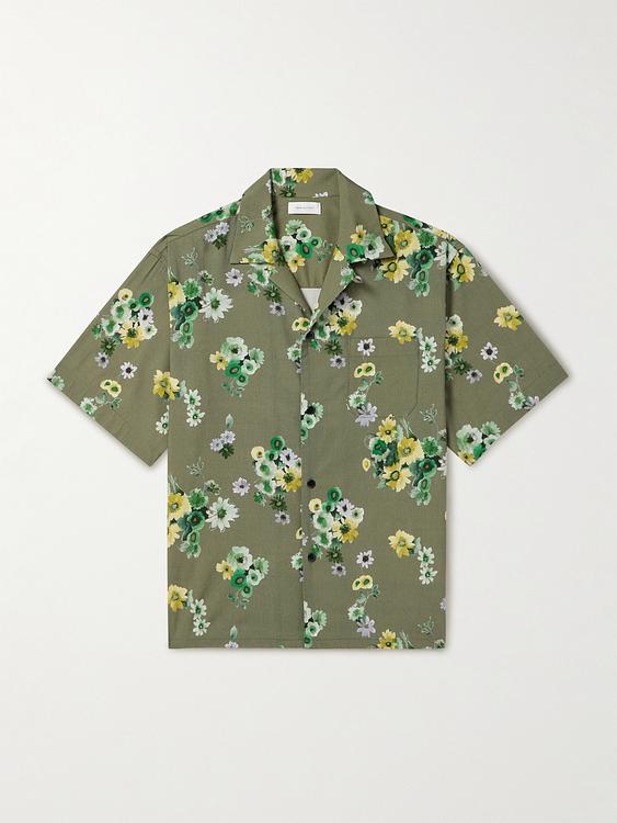 Taupe short sleeve shirt from John Elliott