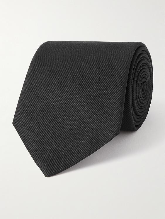 Black tie from Bottega Veneta