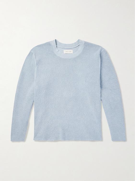 Light blue sweatshirt from Les Tien