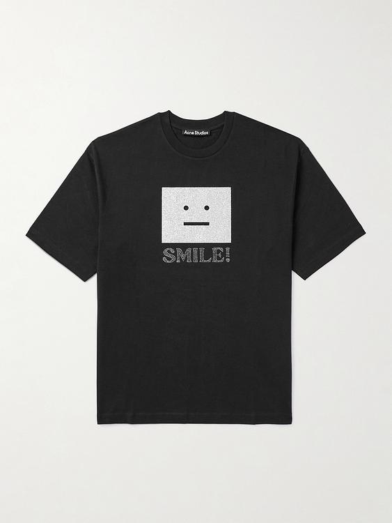 Print black t-shirt from Acne Studios