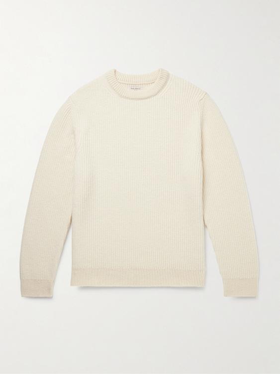 White sweatshirt from Nudie Jeans