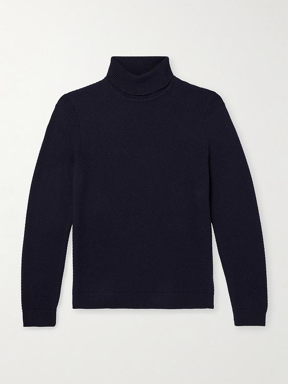 Black turtleneck from Mr P.
