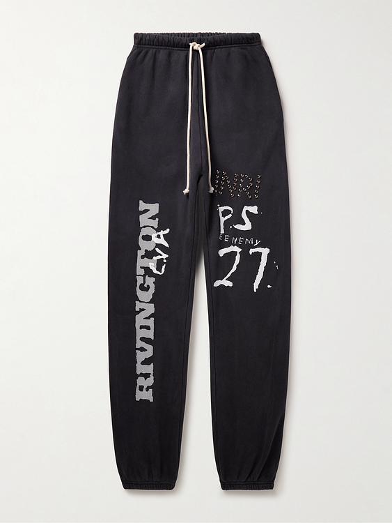 Print black sweatpants from Rrr123