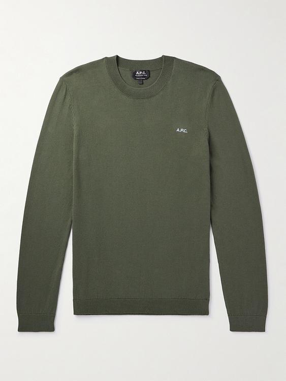 Dark green sweatshirt from A.P.C