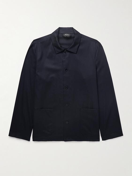 Black overshirt from A.P.C