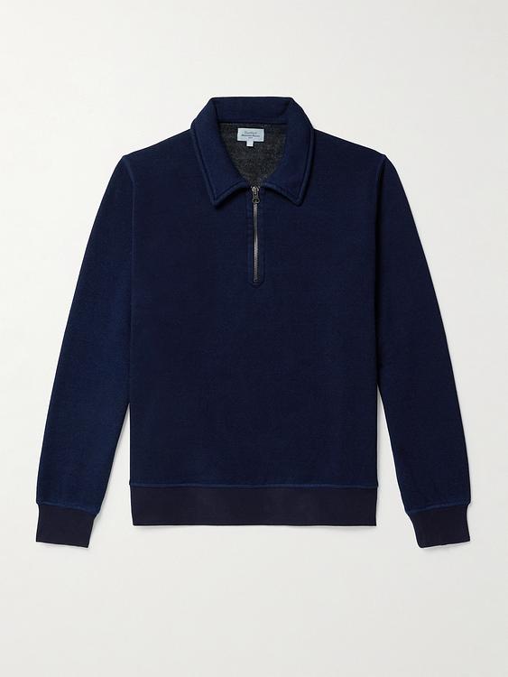 Dark blue half-zip from Hartford