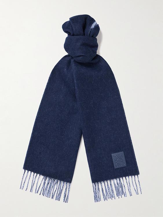 Dark blue scarve from Loewe