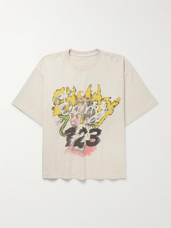 Print white t-shirt from Rrr123