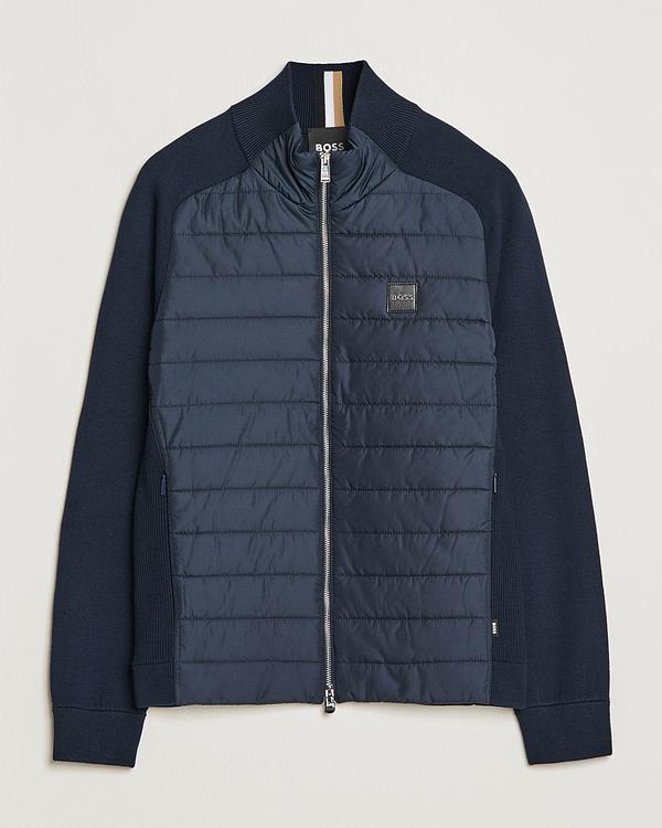 Black hybrid jacket from Boss Black