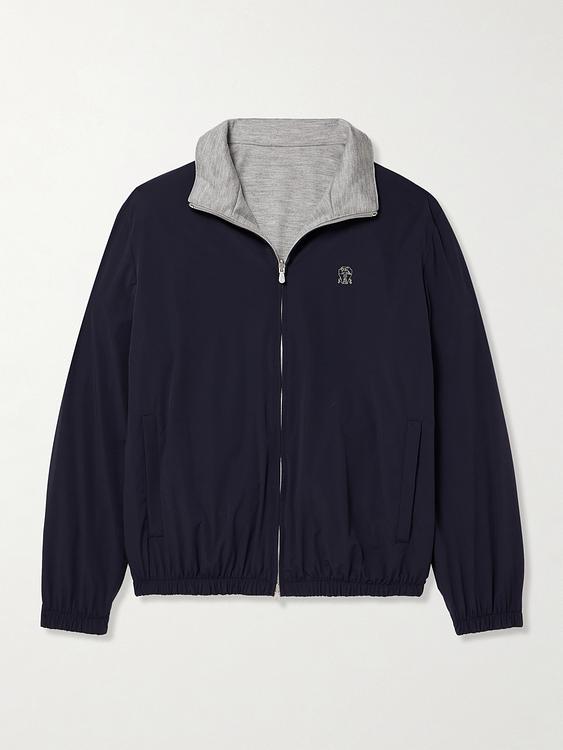 Black casual jacket from Brunello Cucinelli