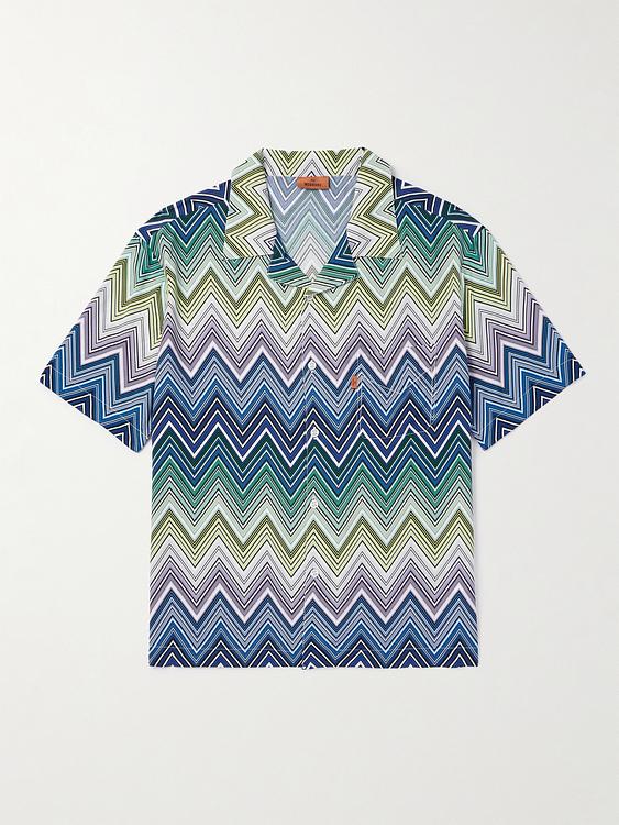 Multicolor short sleeve shirt from Missoni