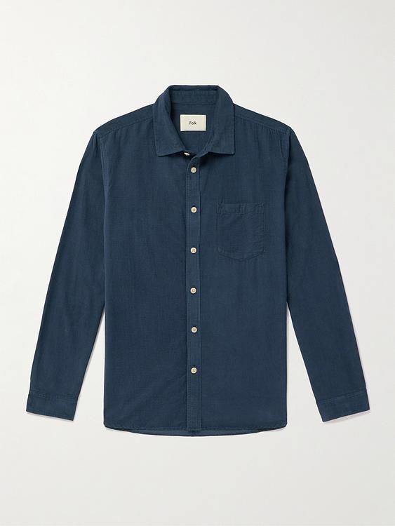 Dark blue casual shirt from Folk