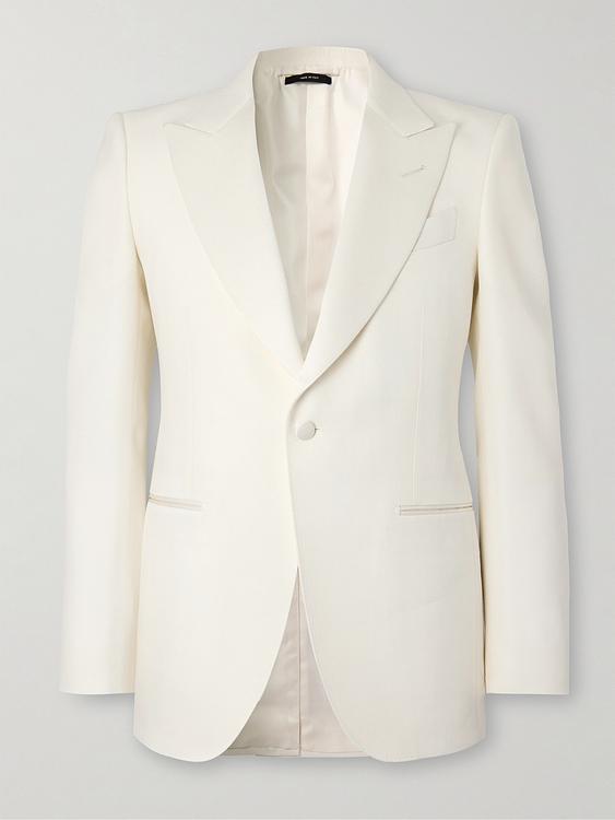 White tuxedo jacket from Tom Ford