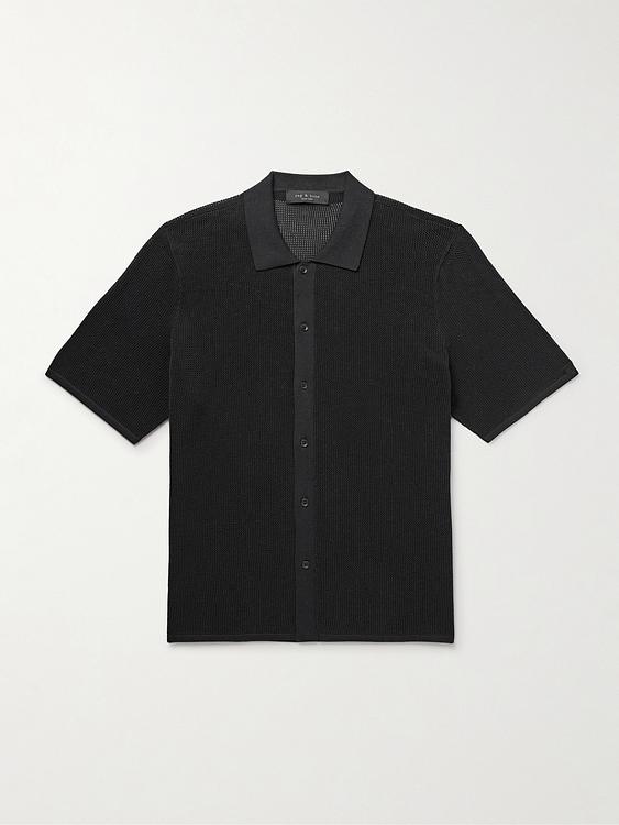 Black short sleeve shirt from Rag & Bone