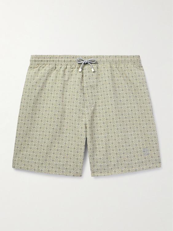 Beige swim shorts from Brunello Cucinelli
