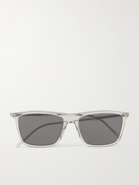 Grey d-frame sunglasses from Saint Laurent