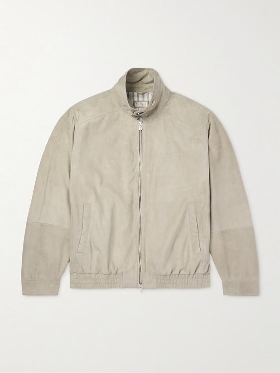 Beige casual jacket from Brunello Cucinelli