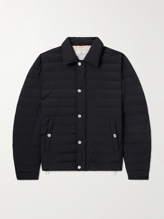 Black cardigan from Brunello Cucinelli