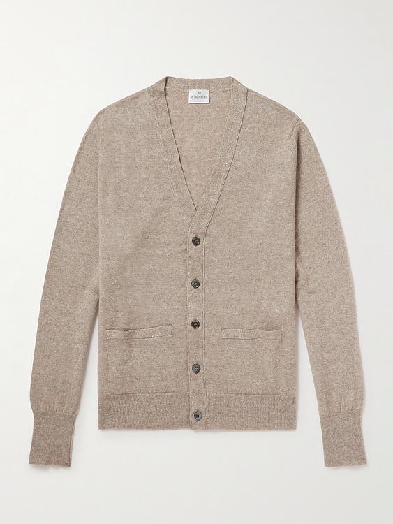 Taupe cardigan from Kingsman