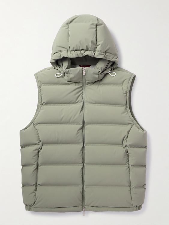 Grey vest from Brunello Cucinelli