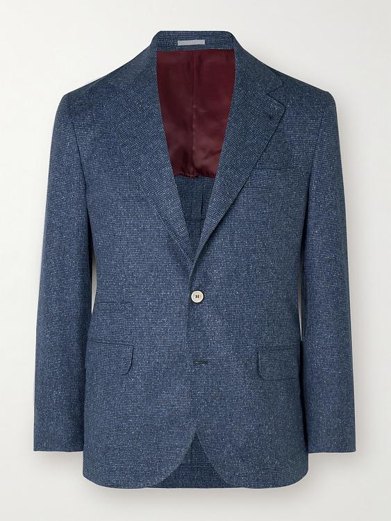 Dark blue suit jacket from Brunello Cucinelli