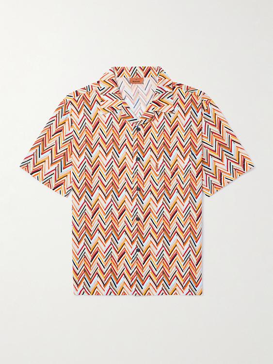 Multicolor short sleeve shirt from Missoni