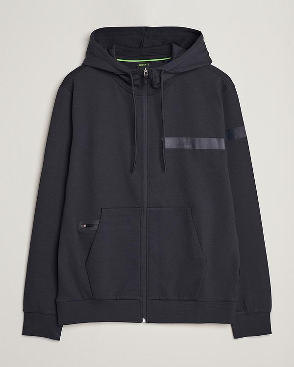Print black hooded sweatshirt from Goss Green