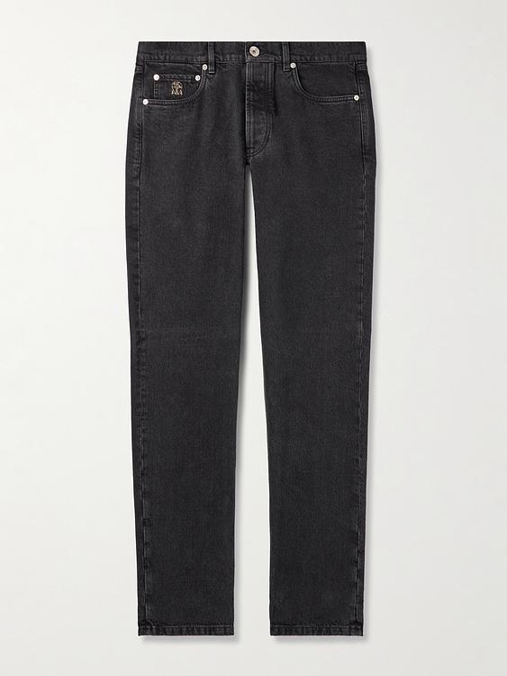 Black jeans from Brunello Cucinelli