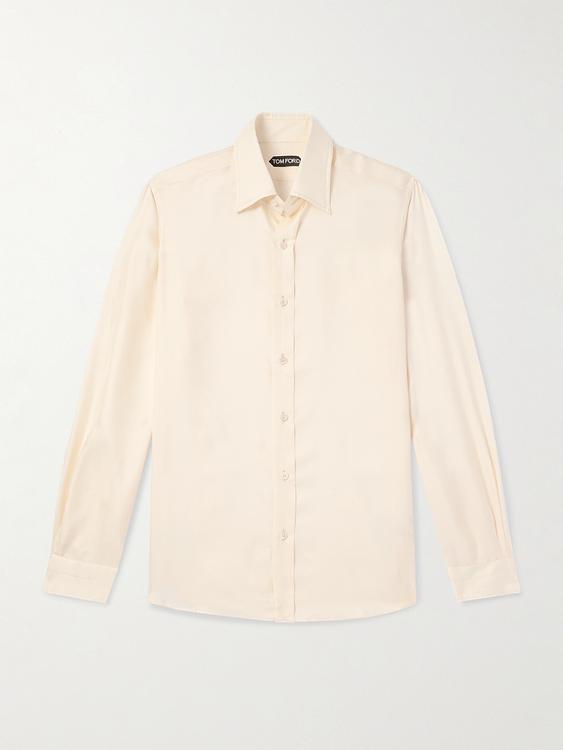 White casual shirt from Tom Ford