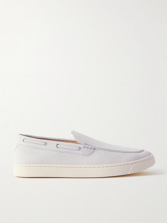White loafers from Brunello Cucinelli