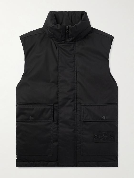 Black vest from Stone Island
