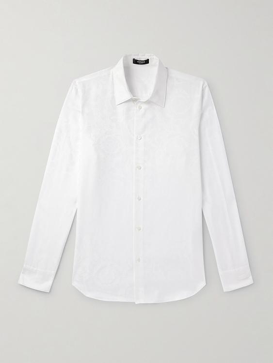 White casual shirt from Versace