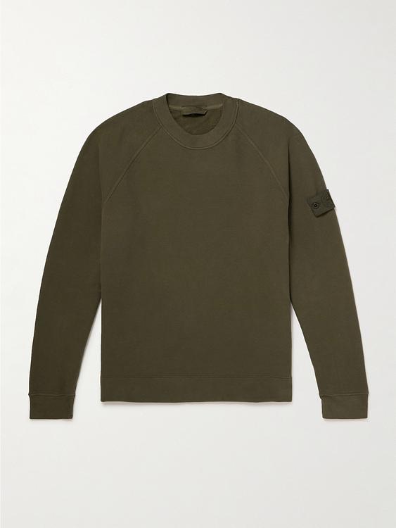 Dark green sweatshirt from Stone Island